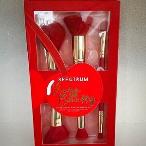 Spectrum Very Cherry Makeup Brush Set - Red